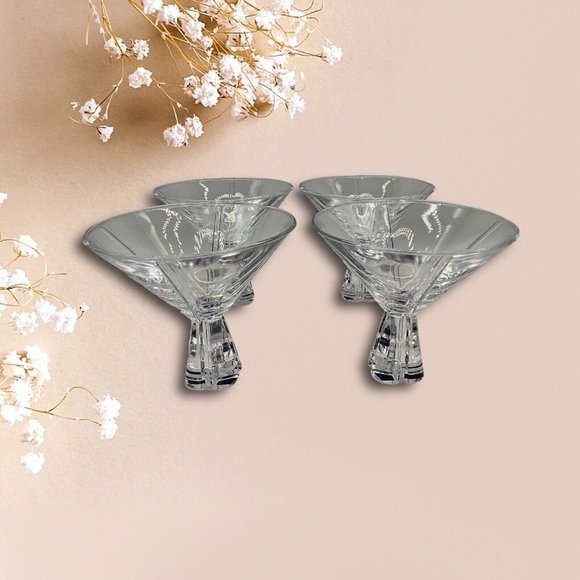 Mikasa Havana Collection Martini Glasses Lead Crystal Made in Germany - Picture 3 of 16